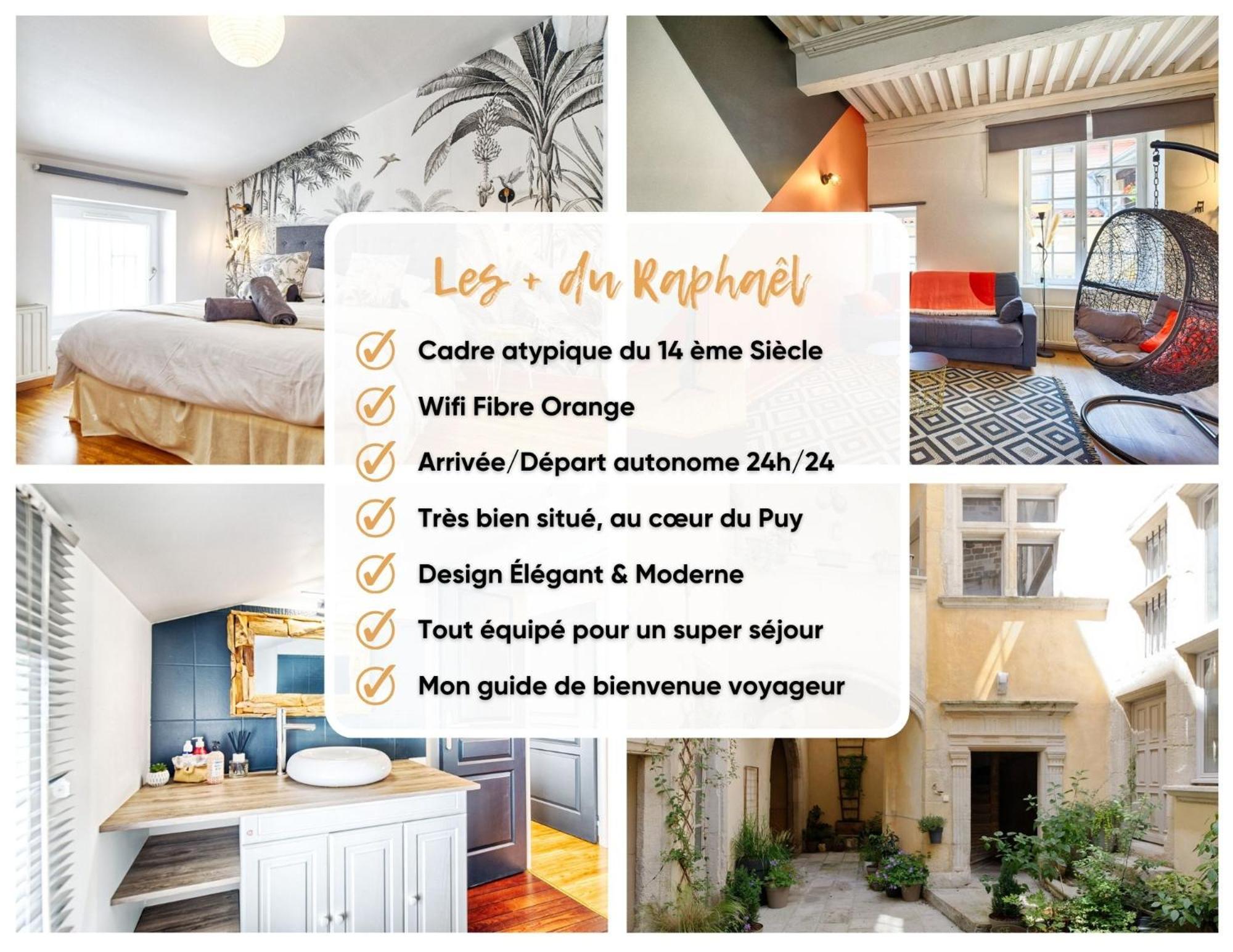 Ferienwohnung Le Raphael Centre Historique Le Puy-en-Velay Exterior foto